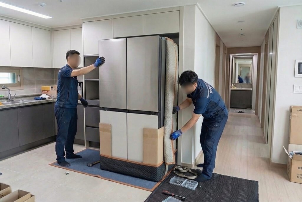냉장고 이전설치