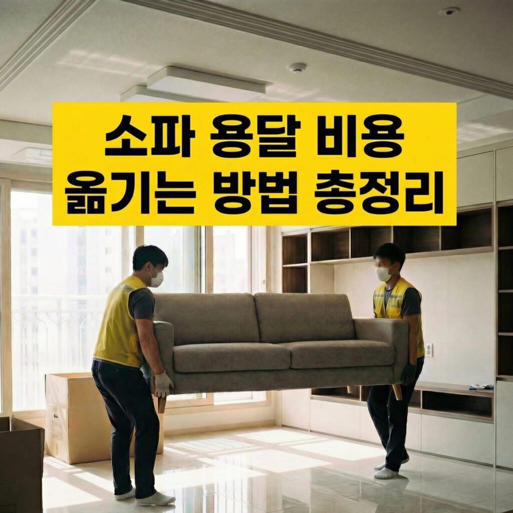 소파 용달 비용