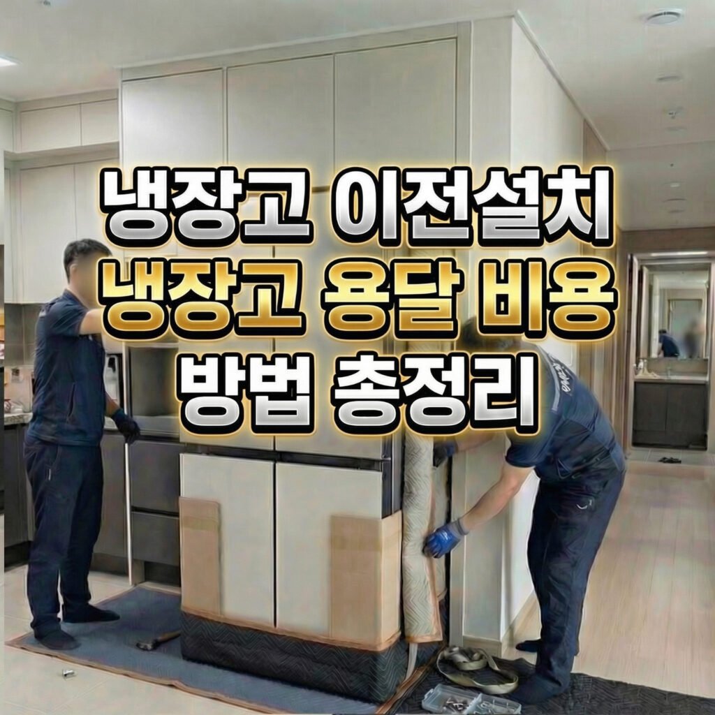 냉장고 이전설치 비용