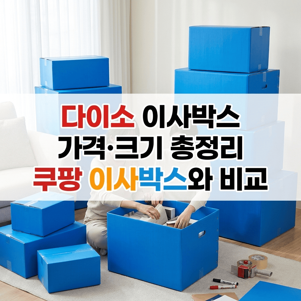 다이소 이사박스
