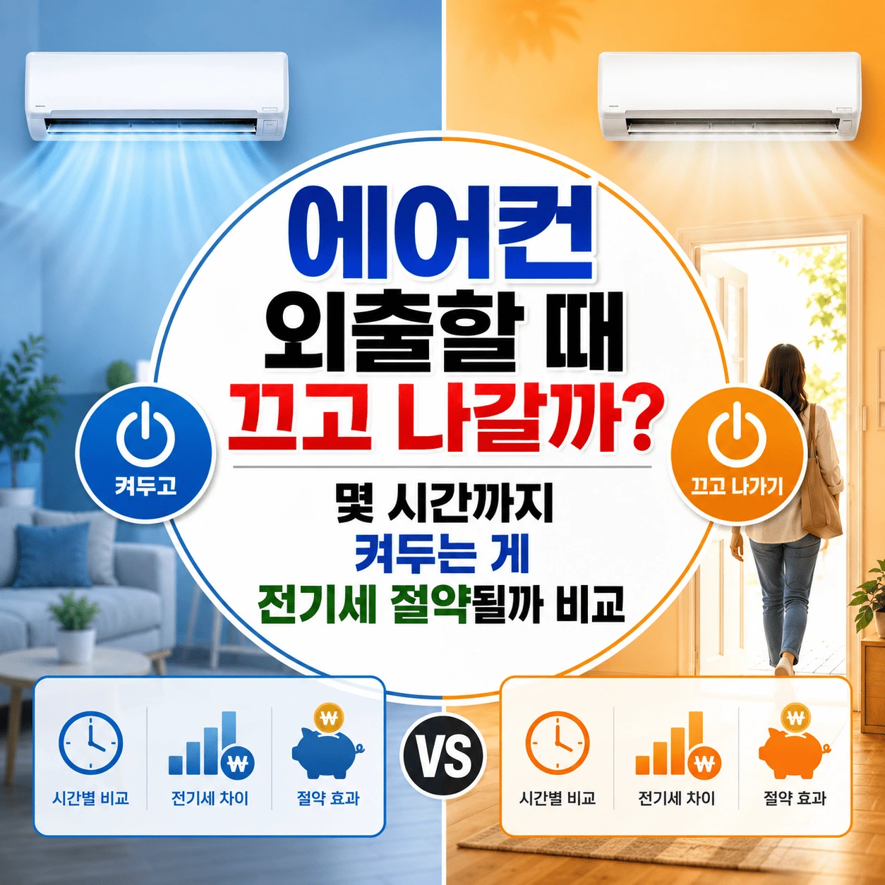 에어컨 외출