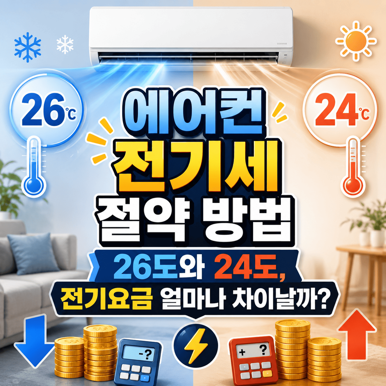 에어컨 전기세 절약 방법
