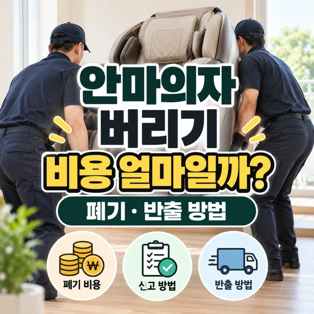 안마의자-버리기