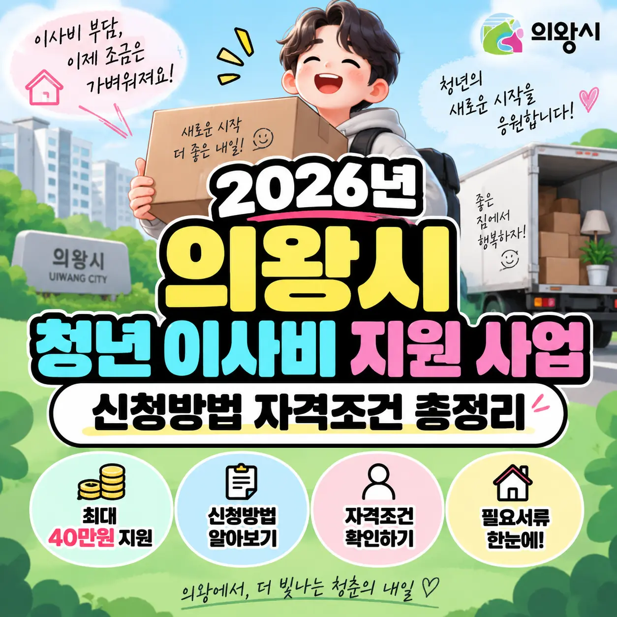 의왕시 청년 이사비 지원
